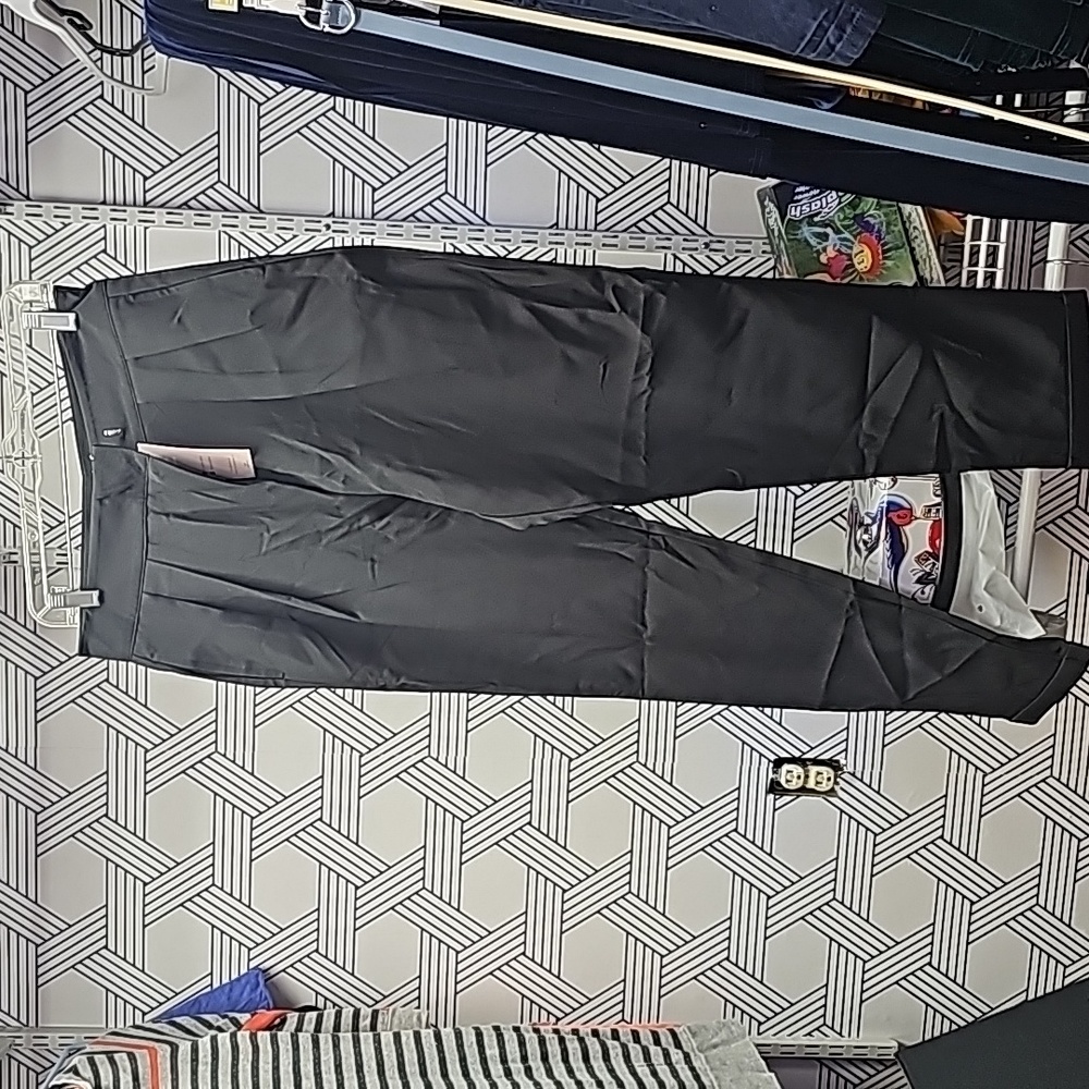 Pleated black slacks NWT